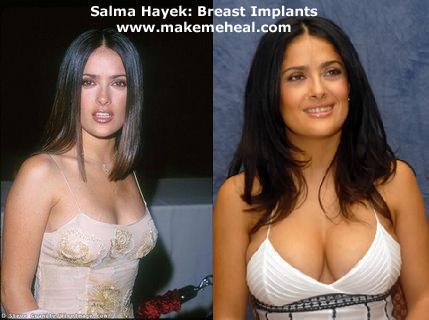  de Salma Hayek hace unos a os a ver si sus tetas est n o no operadas